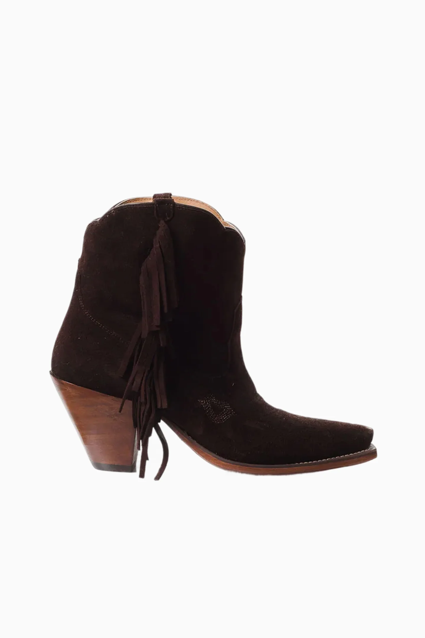 Besita The Spirit Fringe Suede Booties