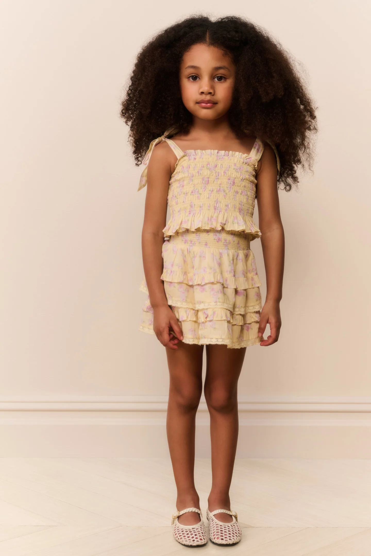 Little Girls Blooming Floral Billie Skirt
