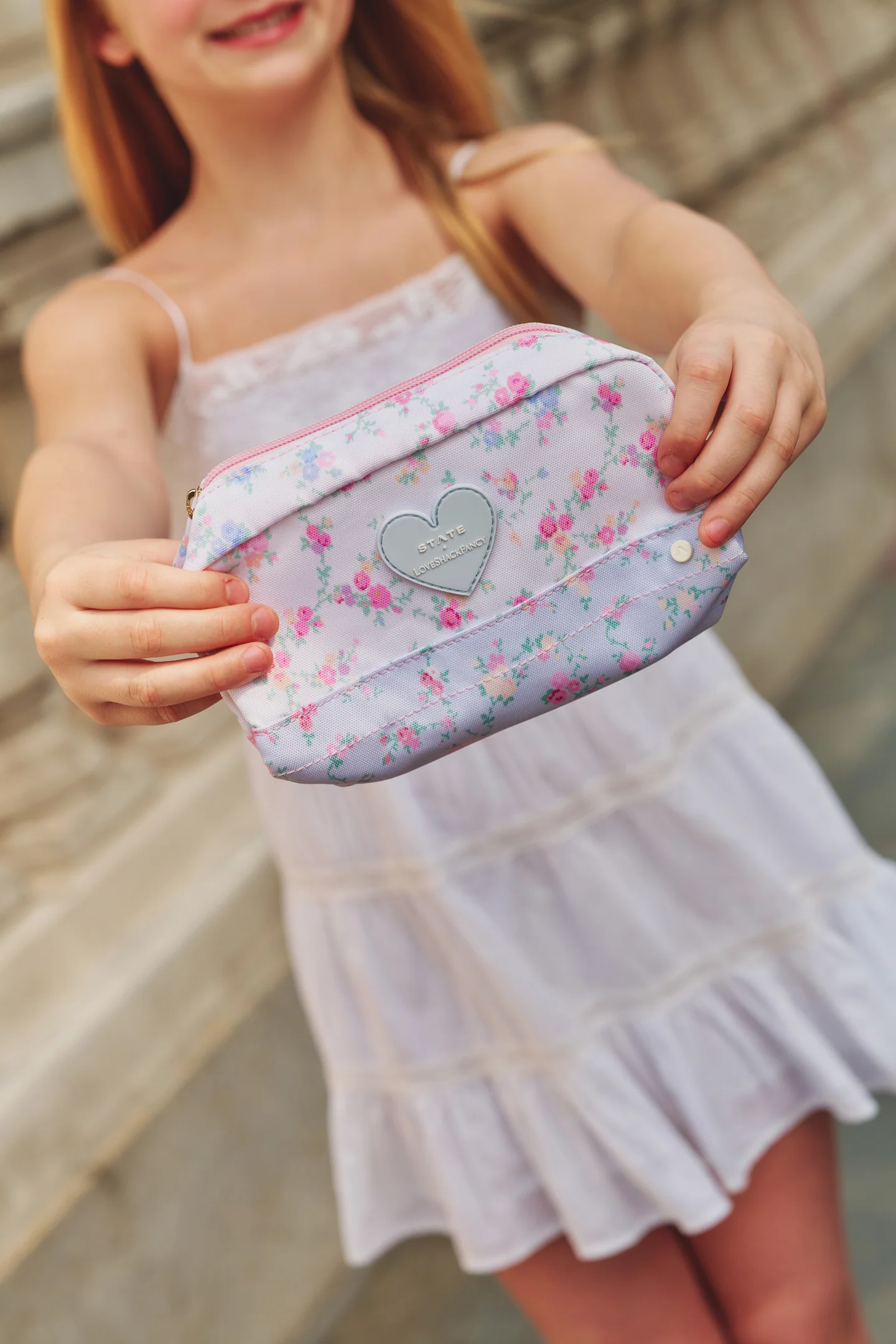 STATE x LoveShackFancy Floral Clinton Pencil Case
