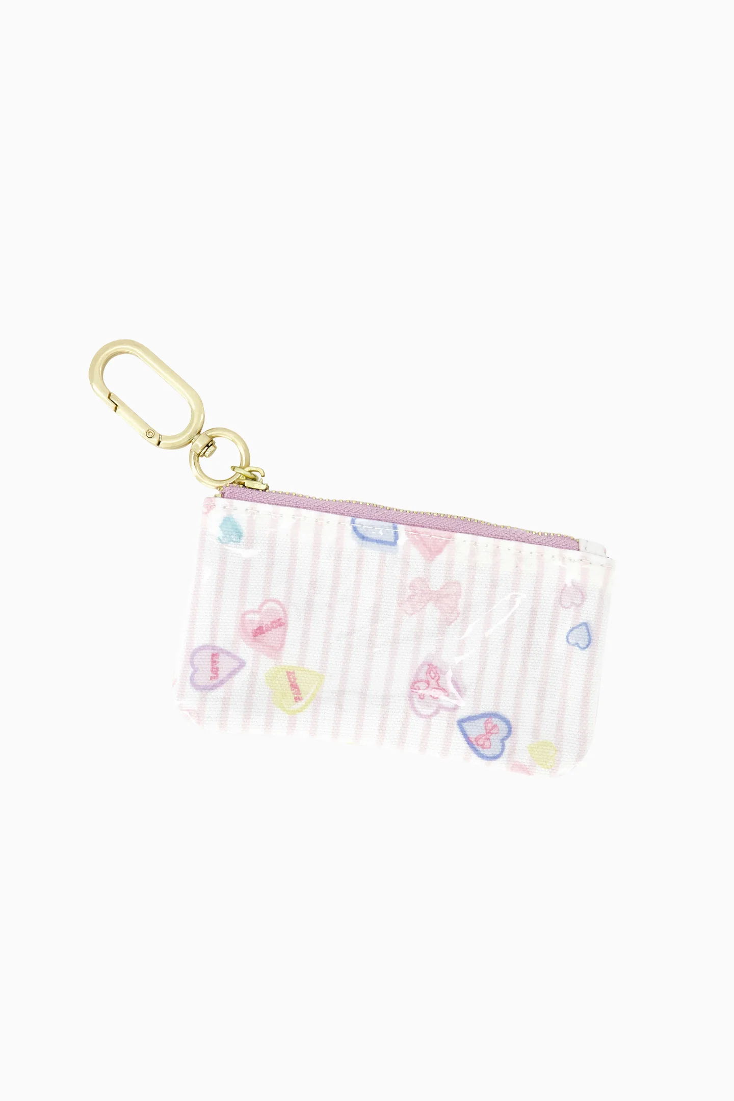 LoveShackFancy x Roller Rabbit Heart Stripe Coin Purse