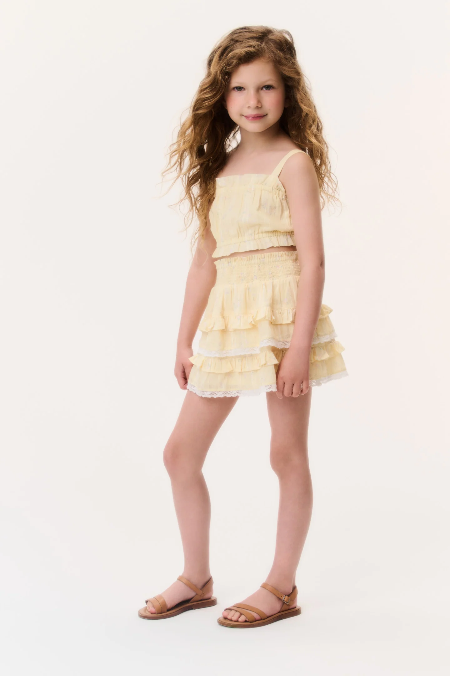 Little Girls Ditsy Floral Billie Skirt