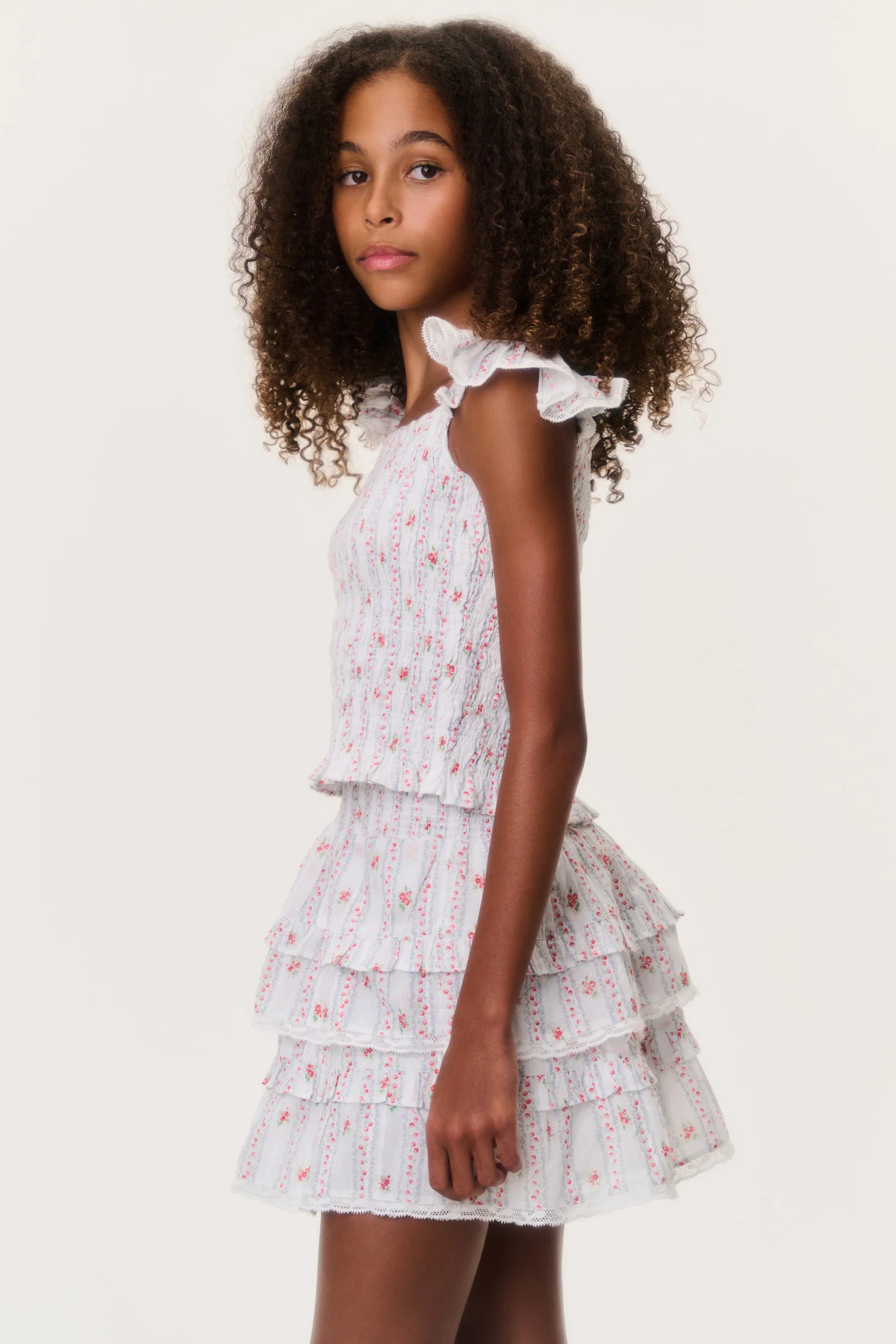 Tween Cherry Stripe Billie Skirt