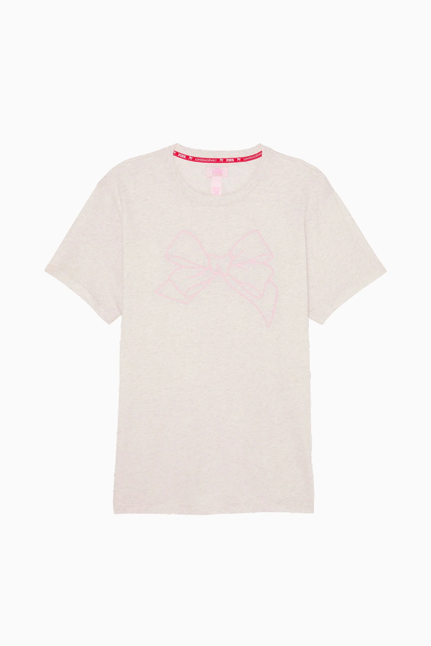 PINK x LoveShackFancy Campus Cotton Tee