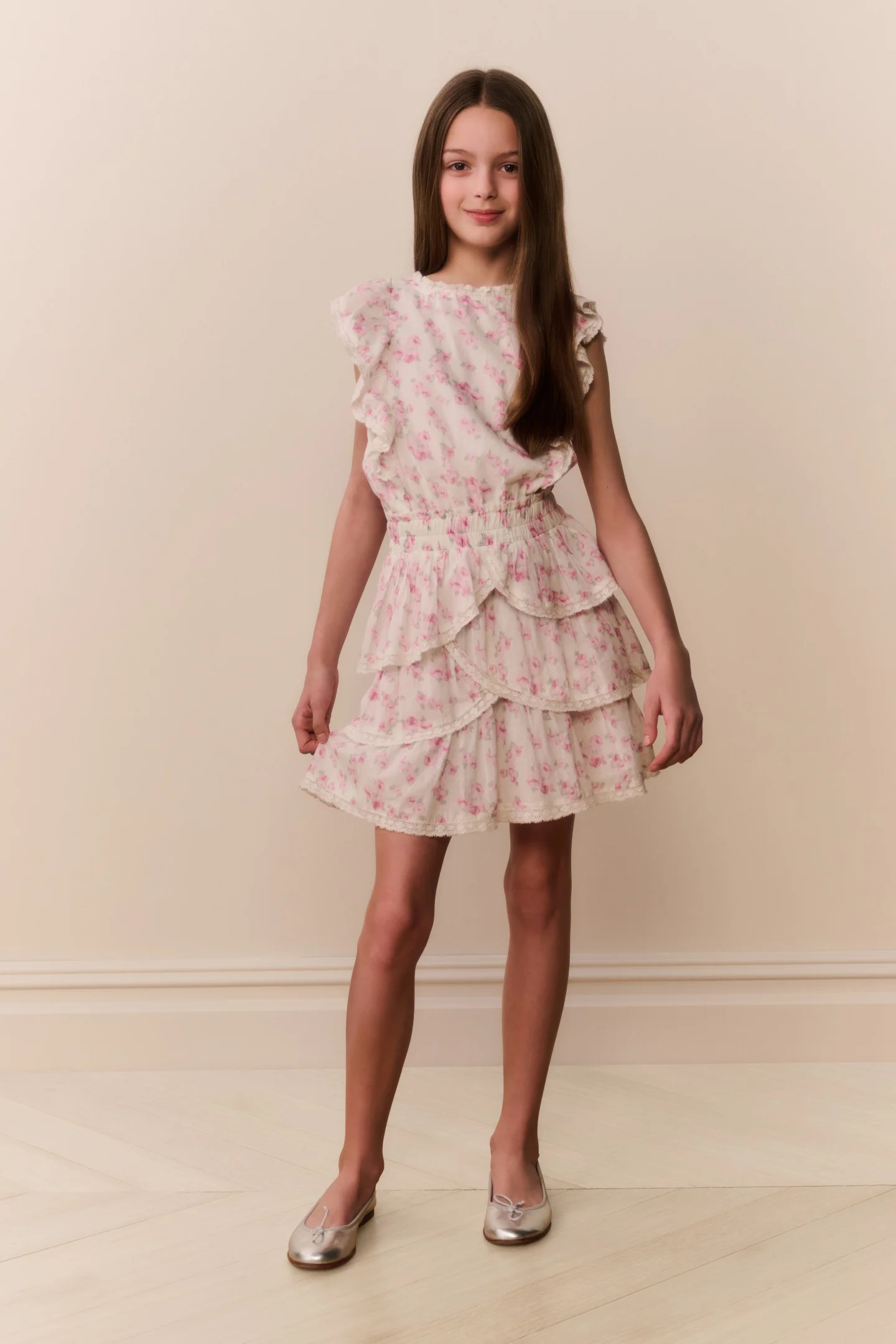 Tween Blooming Floral Decker Dress