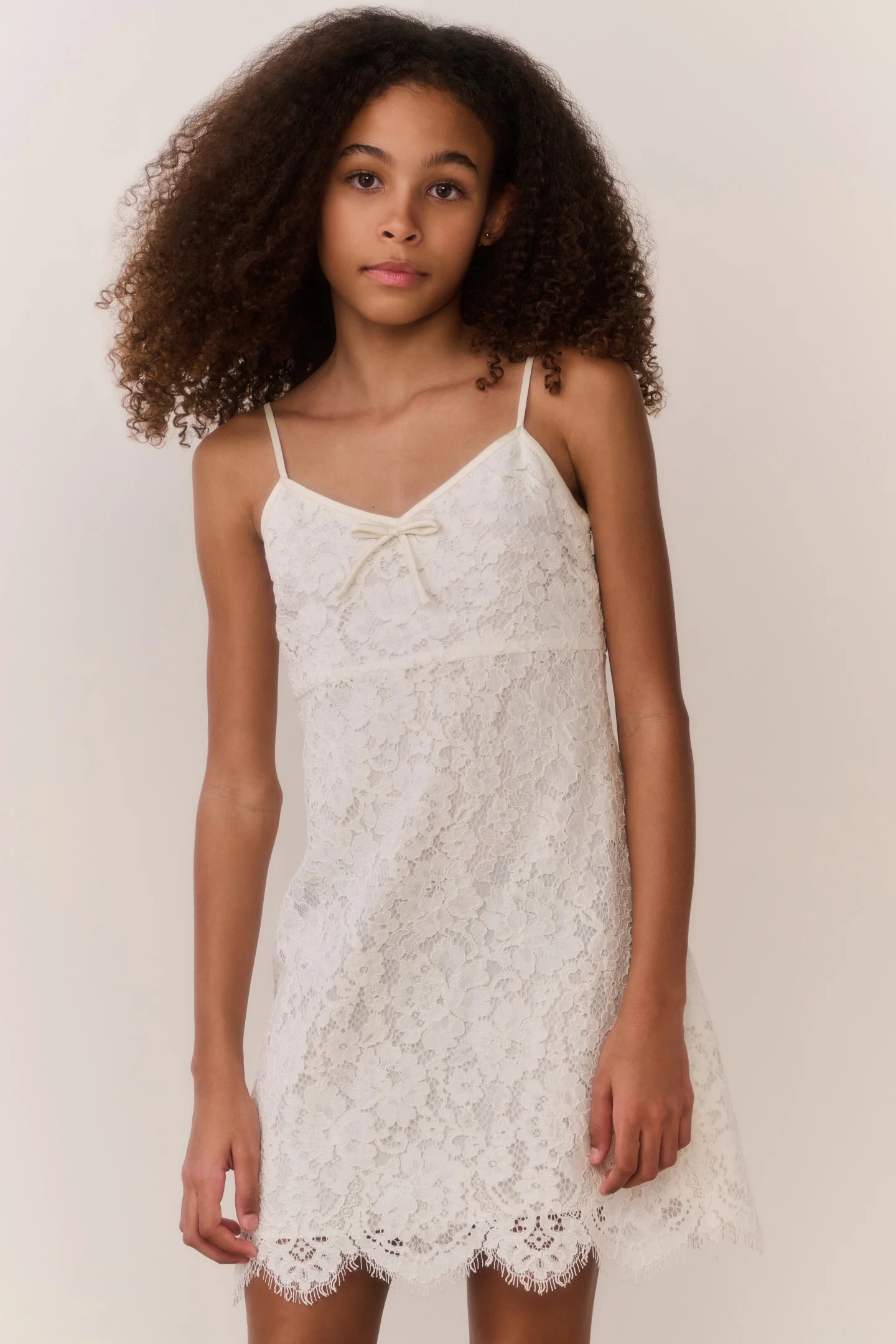 Tween Petaline Lace Mini Dress