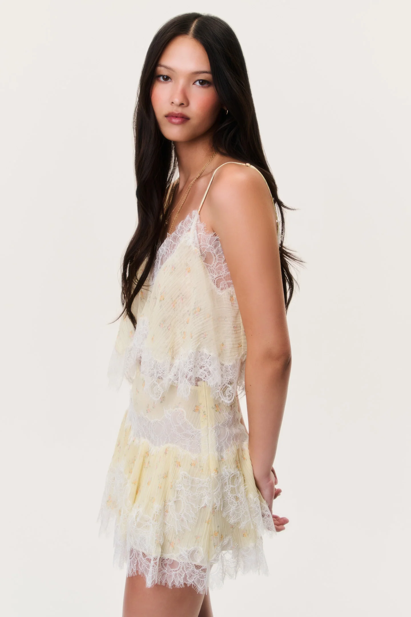 Kellison Cotton-Silk Mini Skirt