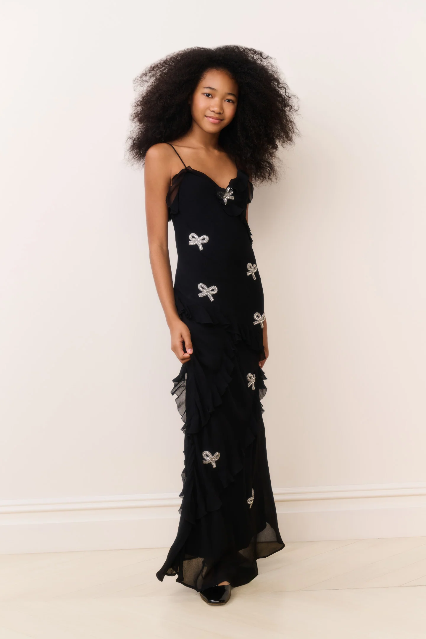 Tween Mini Rialto Crystal Bow Dress